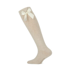 yellow-moon-kniekousen-met-satijnen-strik-beige-lurex-kleine-glitter-maat-19-22-2.jpg